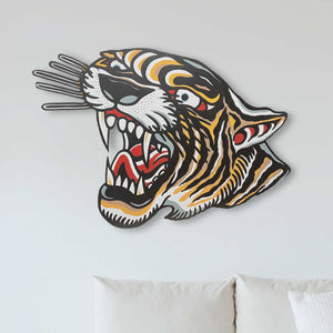 ‘TIGER’ PLYWOOD CUT OUT (110x120cm)