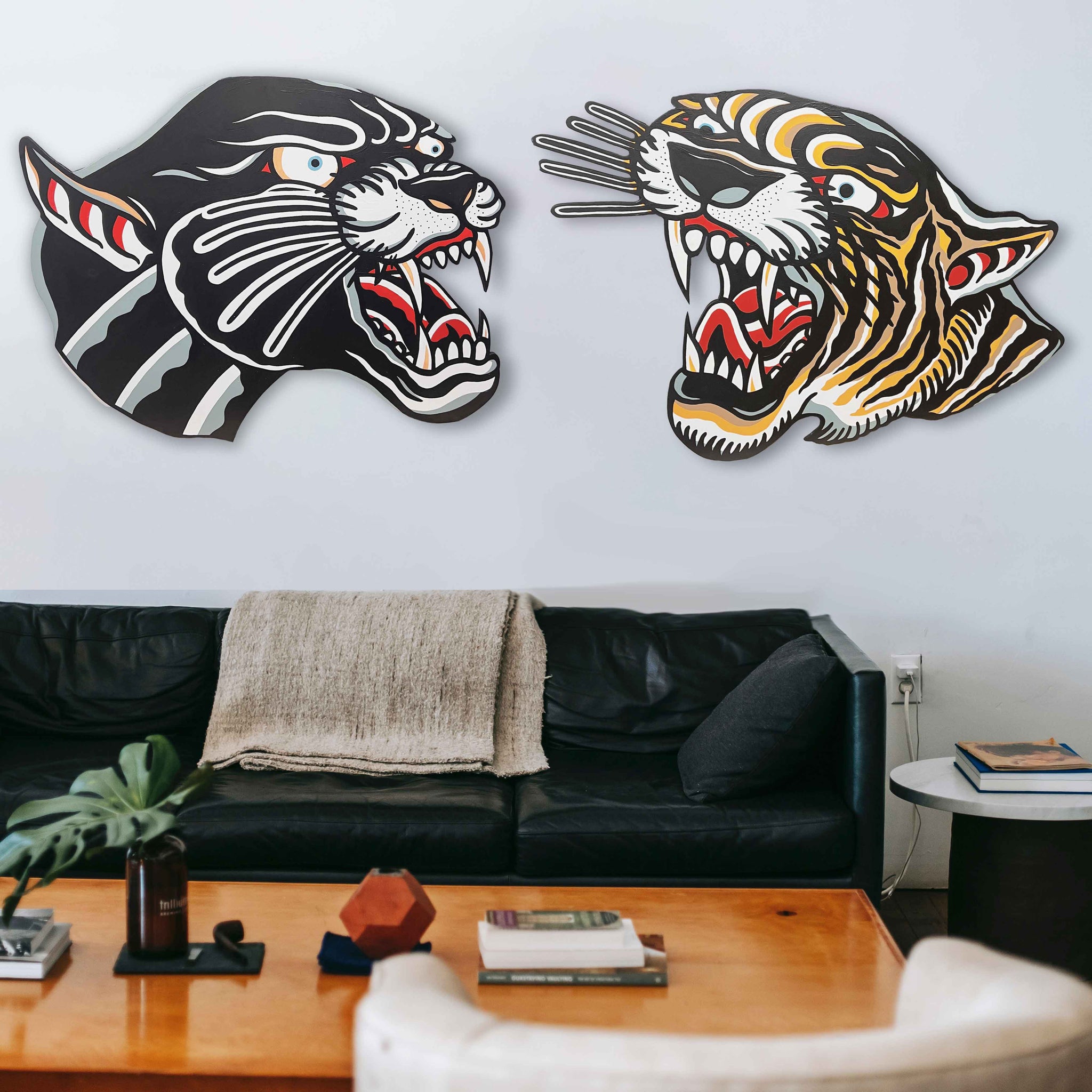 ‘PANTHER’ PLYWOOD CUT OUT (110x120cm)