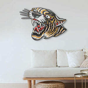 ‘TIGER’ PLYWOOD CUT OUT (110x120cm)