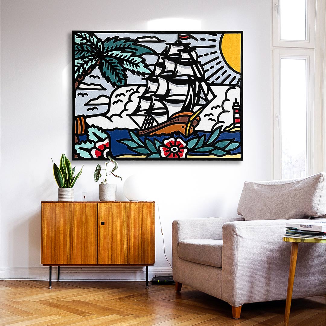 'Sail Away' (50x70”) Canvas