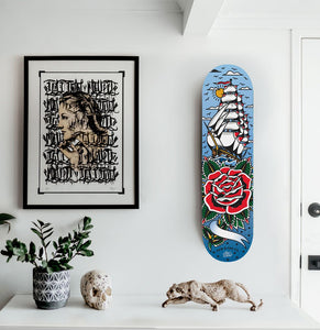 ‘Sail Away’ Personalised Skateboard
